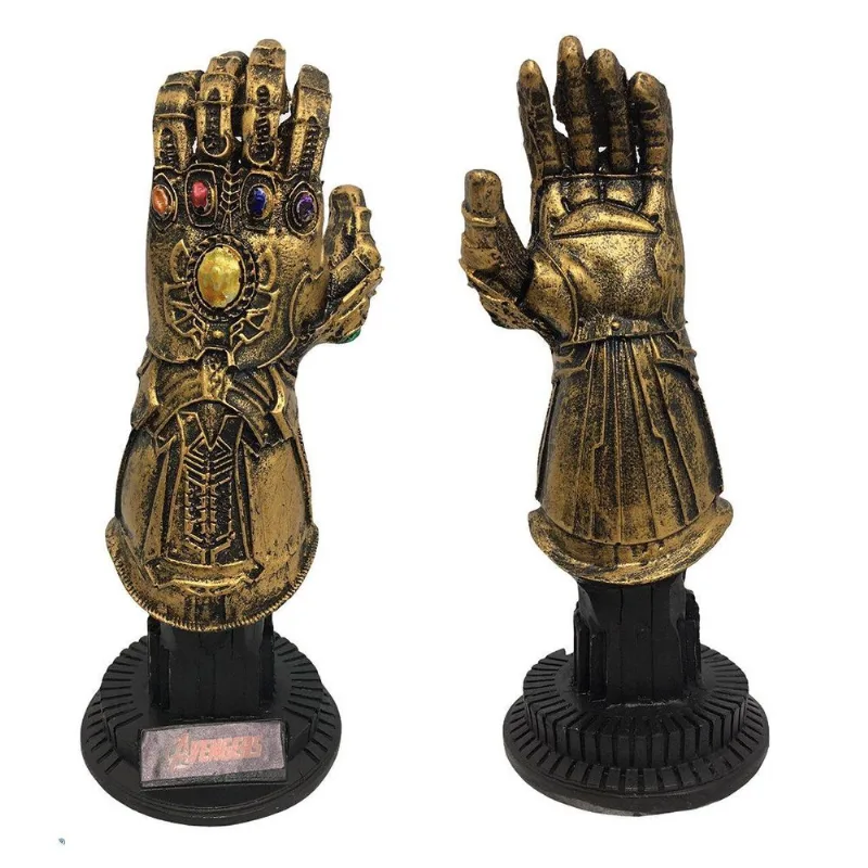 Manopla Luva Thanos Vingadores Joias Do Infinito Resina 22cm