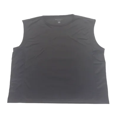 Regata Machão Masculina Basic+ Poliéster Cinza - Basic+ - Moda