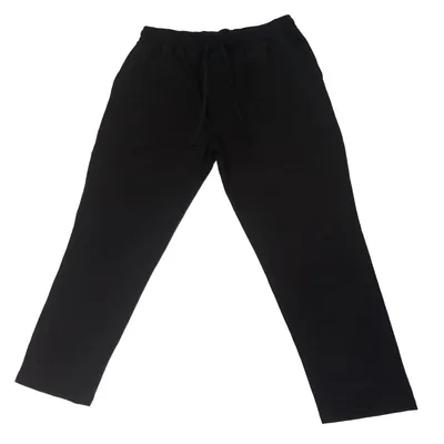 Calça Masculina Reta Basic Plus Algodão e Poliéster Preta - Basic+