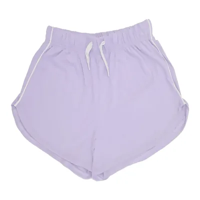 Shorts Feminino Basic+ Malha de Algodão Lilás - Basic+