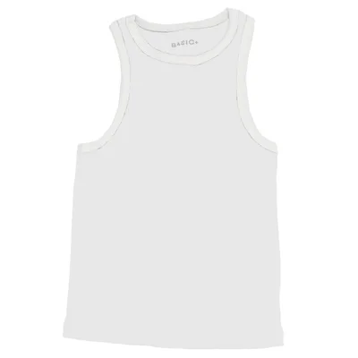 Regata Feminina Justa Basic+ Ribana Branca - Basic+ - Moda