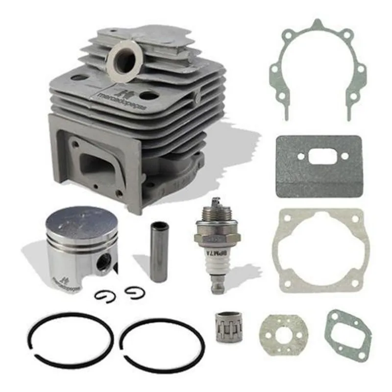 Cilindro Pistão Completo Vela Junta Roçadeira Garthen Cg550