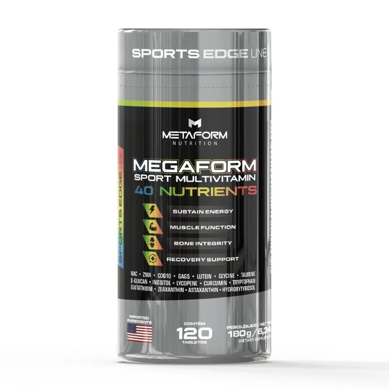 Multivitamínico Megaform 120 Tabs Metaform Nutrition