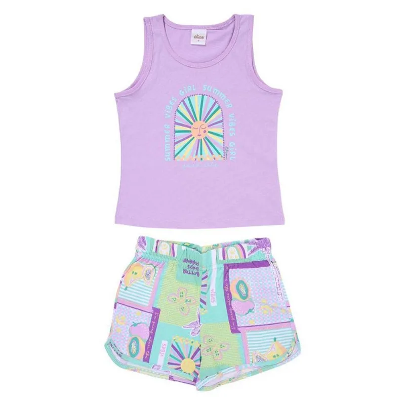 Conjunto Infantil Elian 8 Lilás (MP)