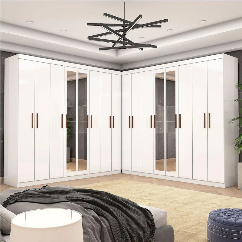 Closet Casal Duplo Rubi-Premium 16 Portas Plus 8 Gavetas - Carioca Móveis