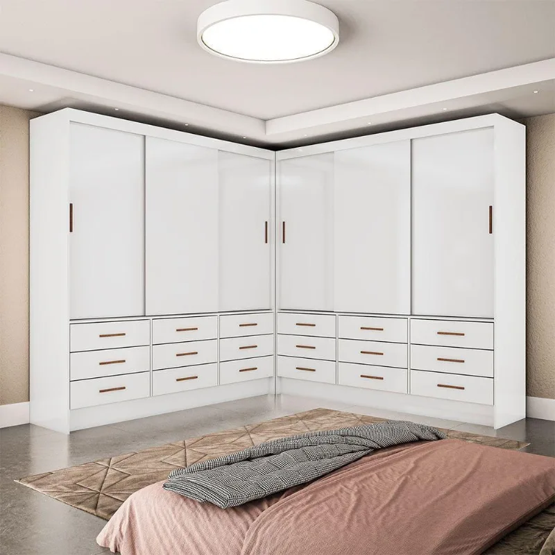 Closet Sevilha 6 Portas Casal Duplo 18 Gvt Carioca Moveis - Carioca Móveis