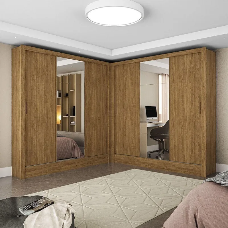 Closet Casal Duplo Fortaleza 6 Portas Plus 12 Prateleiras