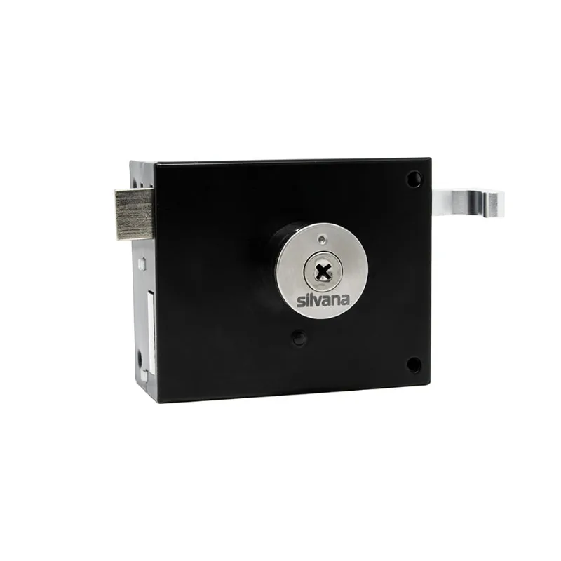 Fechadura Sobrepor Fort X 100 Mm Tetra Preta Silvana