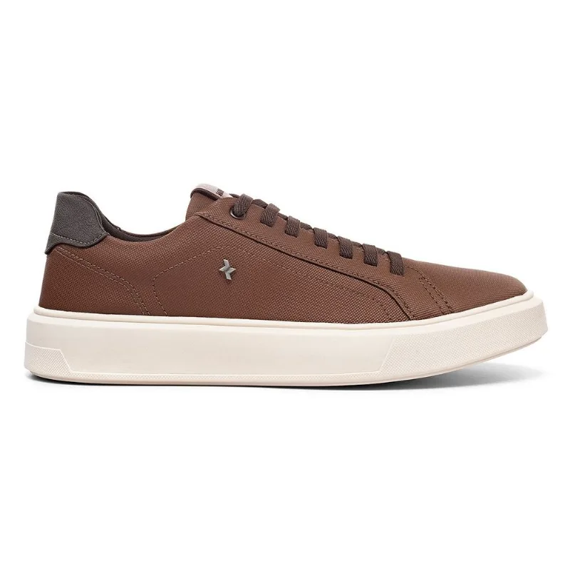 Tênis Casual Masculino Strike Rock Estiloso Marrom Moderno