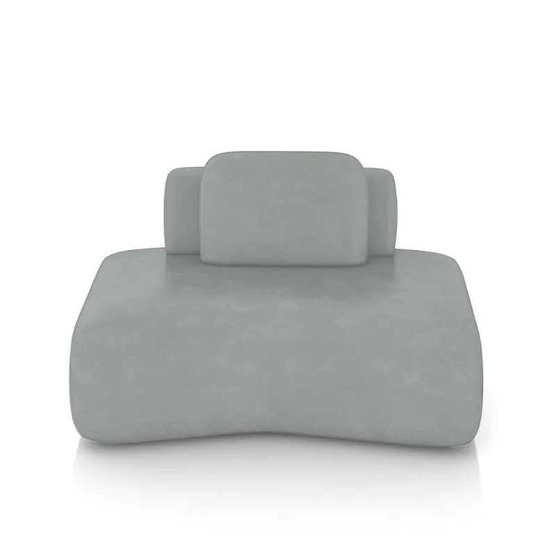 Sofá Modular Dakota 3 Lugares 174cm Pu Cinza G33 para Sala de Estar Gran Belo - Gran Belo - Móveis