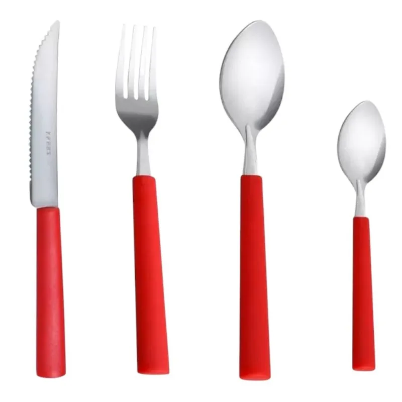 Conjunto De Talheres Xpert 25 Peças Vermelho Xl24058 (MP)