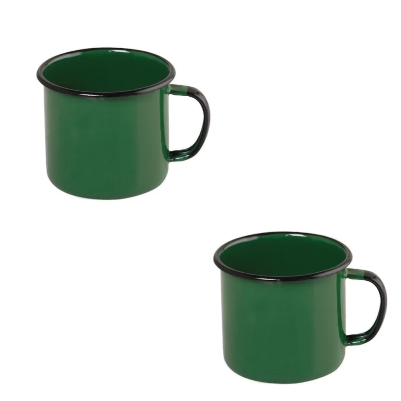 Canecas 2 (duas) qualidade Agata 370ml Ewel - Verde floresta - Ewel - Utilidades Domesticas