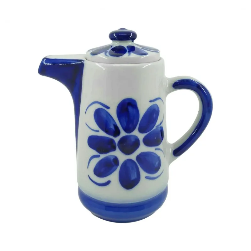 Bule Leiteira de Porcelana Pintada a mão Monte Sião 600 ml
