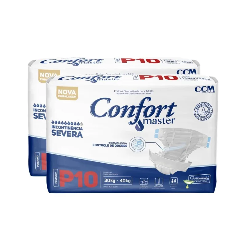 Fralda Geriátrica - Confort Master Regular - Incontinência - Confort Master