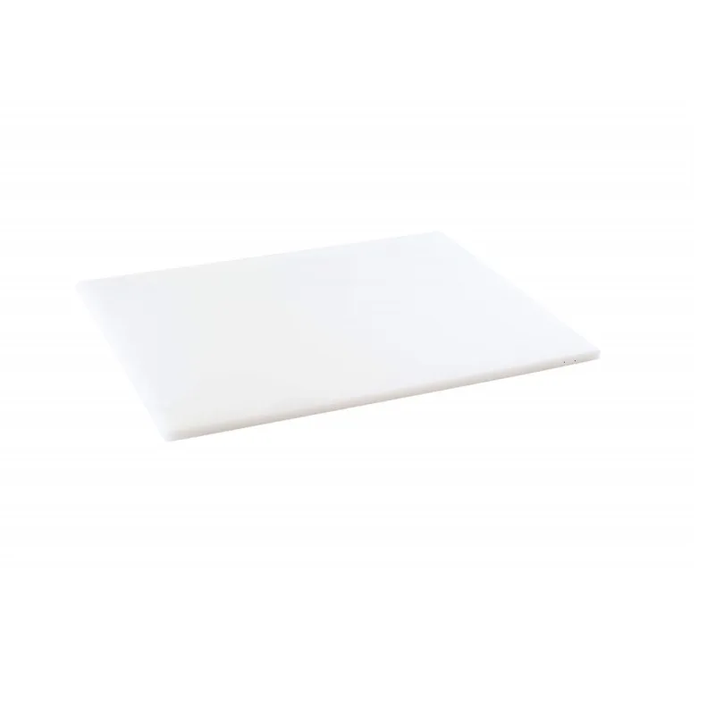 Tabua Corte LISA polietileno - Branca - 60 x 40 - Utensilios do Chef
