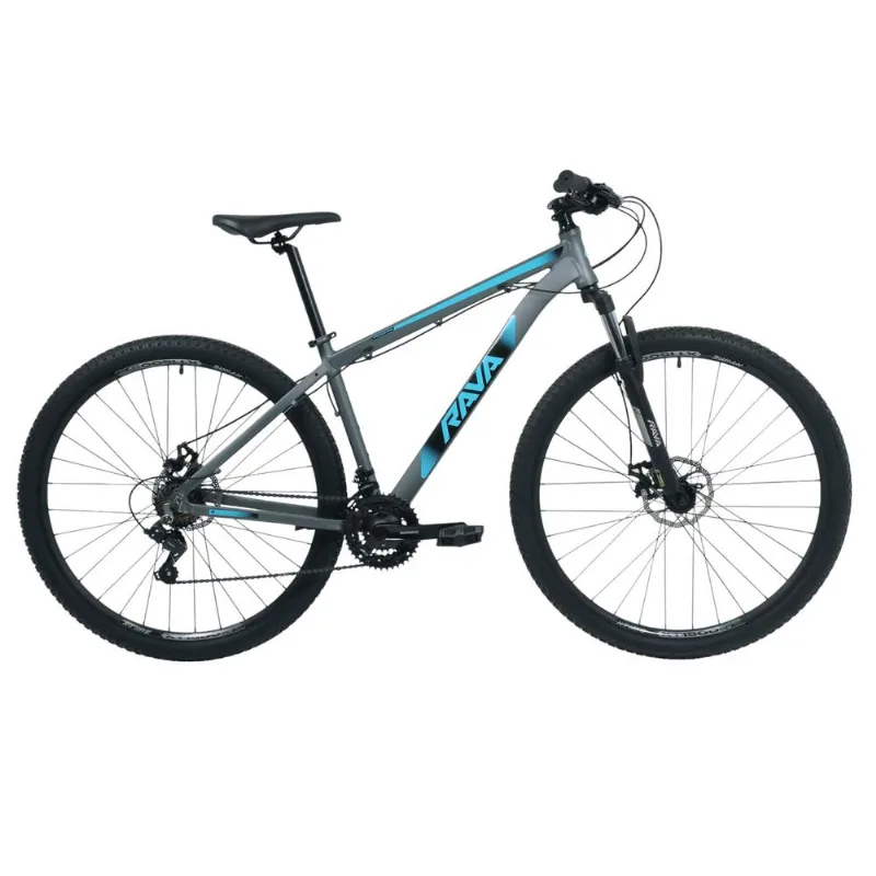 Bicicleta JPP Rava Pressure Aro 29 21 Velocidades Shimano Cinza E Azul (MP)