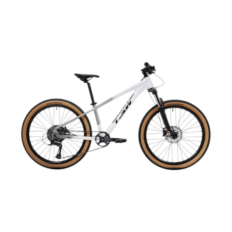 Bicicleta JPP TSW Hunch Altus Aro 24 8 Velocidades Branco E Cinza (MP)