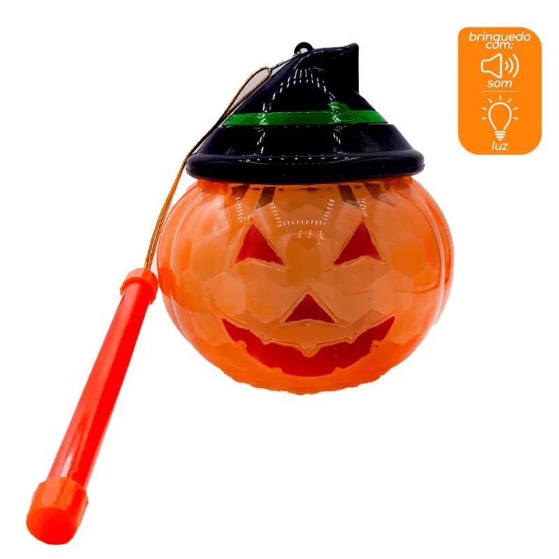 Abóboluz - possui luz E som (1 unidade) - Halloween