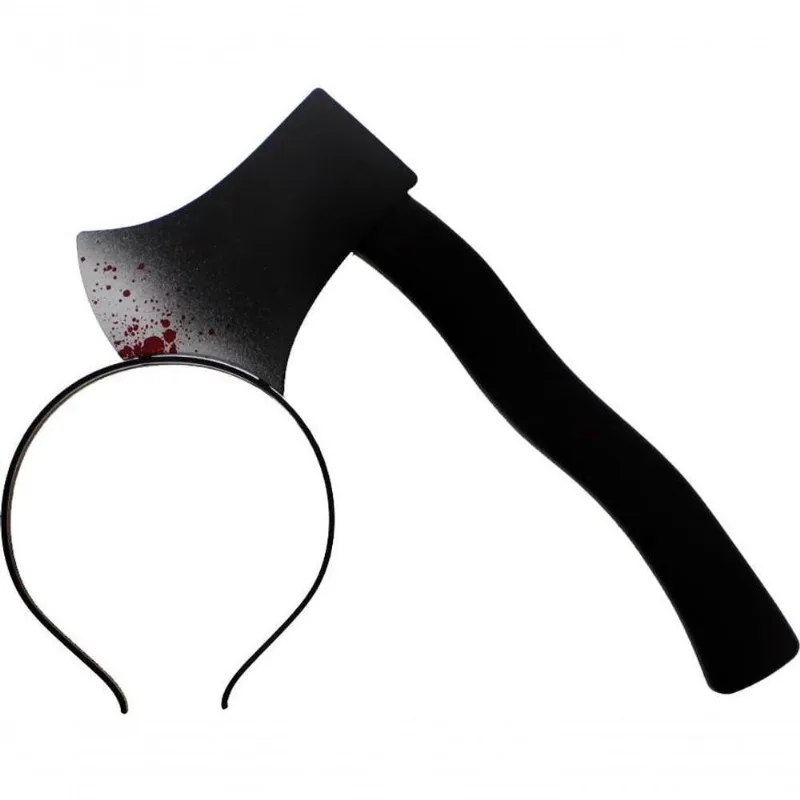 Arquinho Tiara Halloween Com Machadinho [f130]