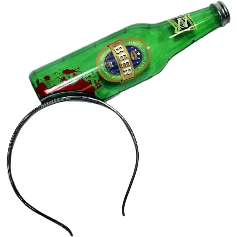 Arquinho Tiara Halloween com Garrafa