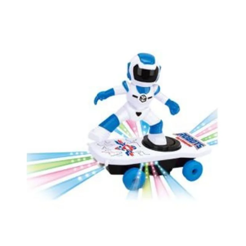 Brinca Brilha Skate Robô - Com Luz (1 Unidade)
