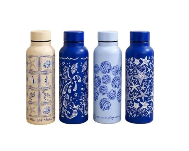 Garrafa 800ml Mar Inox Diversos Modelos - LC - Presentes