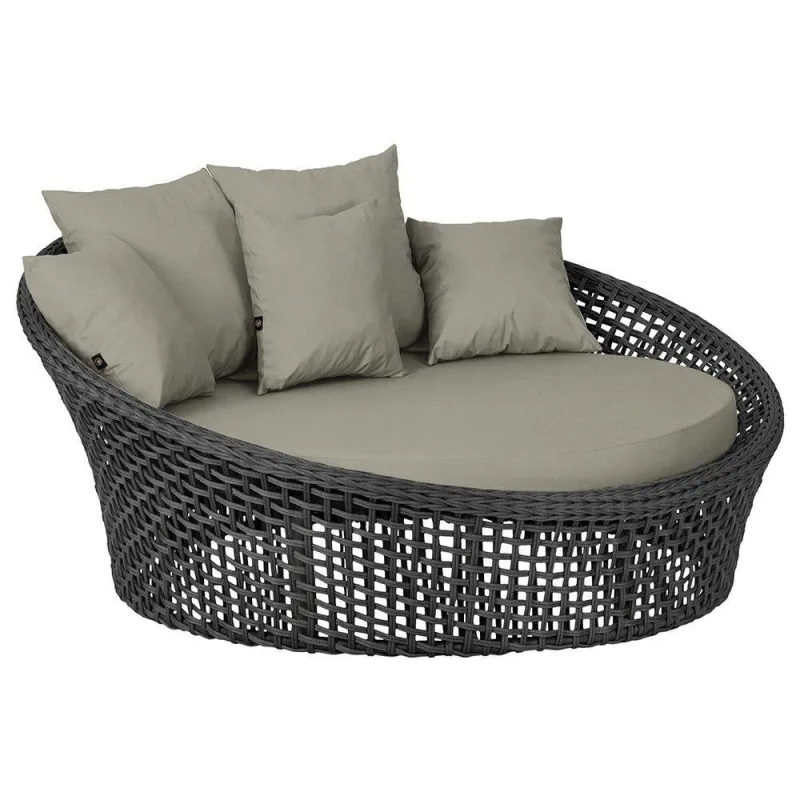 Chaise Hungria Pintura Preta Corda Náutica E8 Trama Original Preto - trama