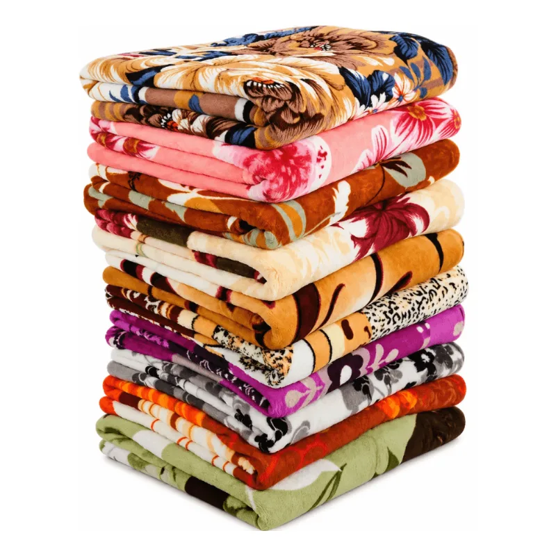 Manta para Sofá e Solteiro Vestcasa Coral Fleece Estampada 1,40 x 2,00 m Cores Sortidas