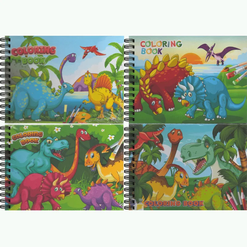Livro De Colorir Dinossauros C/ 48 Folhas - Capas Sortidas Primax