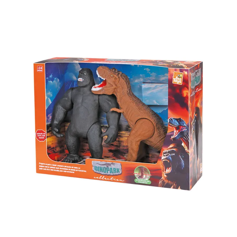 Brinquedo Dinopark Collection e Kong Bee Toys