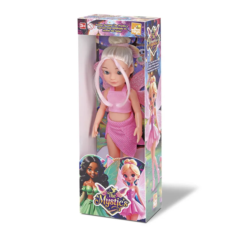 Boneca The Mystics Branca Bee Toys