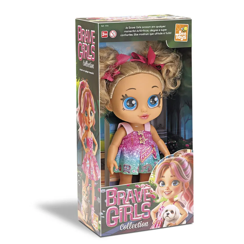 Boneca Brave Girls Collection Loira Bee Toys