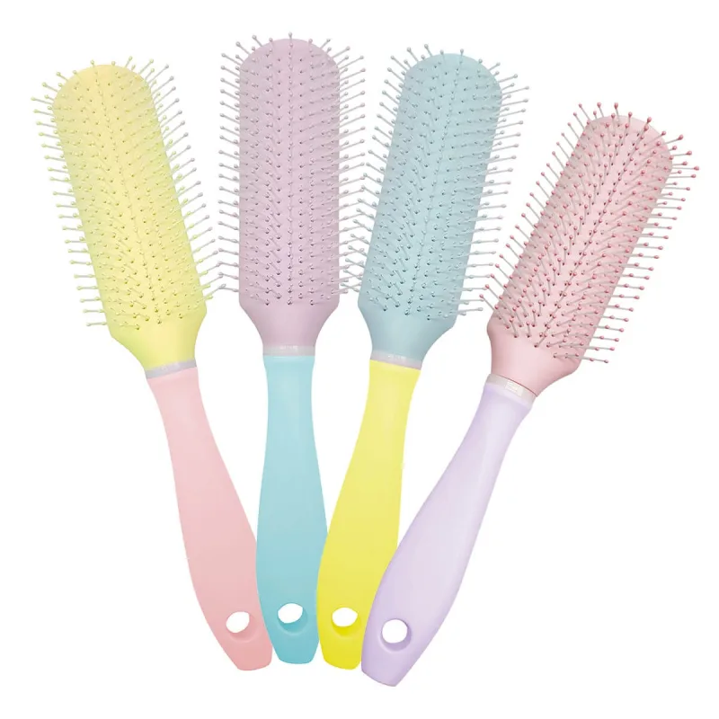 Escova Colorida Para Todos Os Tipos De Cabelo - Genérica
