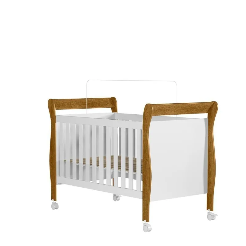 Berço Multifuncional Minicama Doce Sonho MDF Branco 81CM 30kg com Rodízios Ypê - OUTRAS MARCAS
