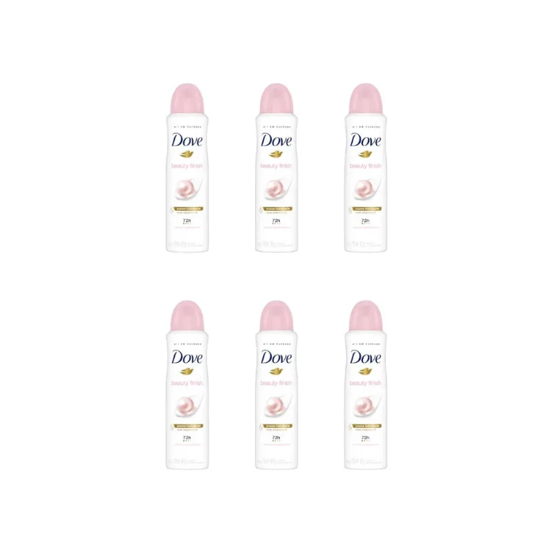 Desodorante Aero Dove 150ml Beauty Finish - Kit c/ 6un