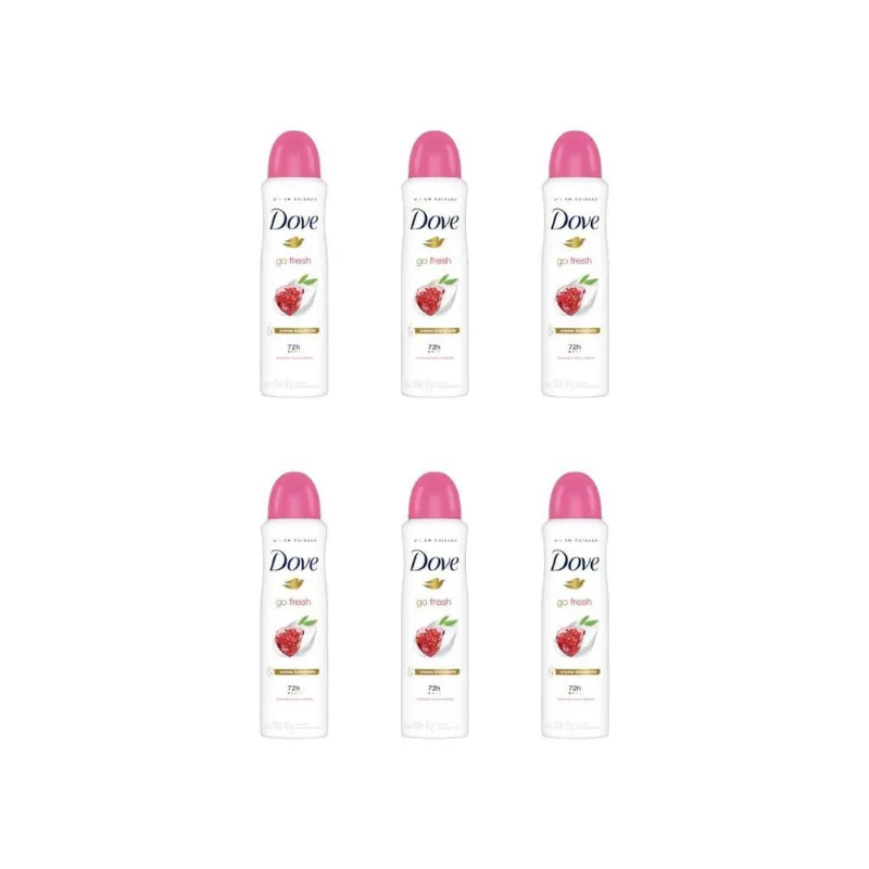 Desodorante Aero Dove 150Ml Fem Go Fresh Roma/Verb-Kit C/6Un
