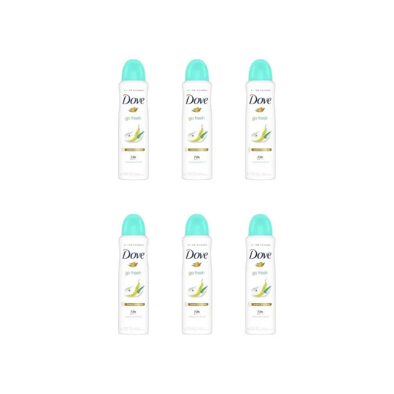 Desodorante Aero Dove 150Ml Fem Nut Matcha Pera - Kit 6Un