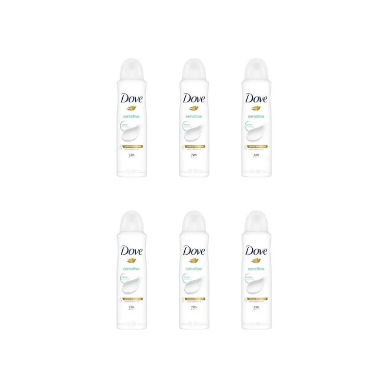 Desodorante Aero Dove 150Ml Fem Sem Perfume - Kit Com 6Un
