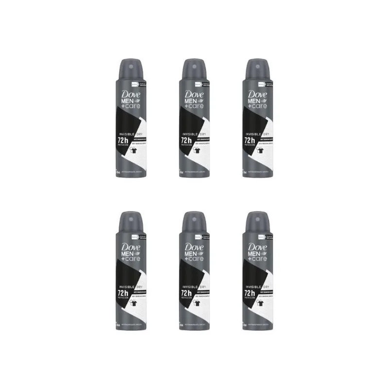 Desodorante Aero Dove 150Ml Masc Invisible Dry - Kit Com 6Un
