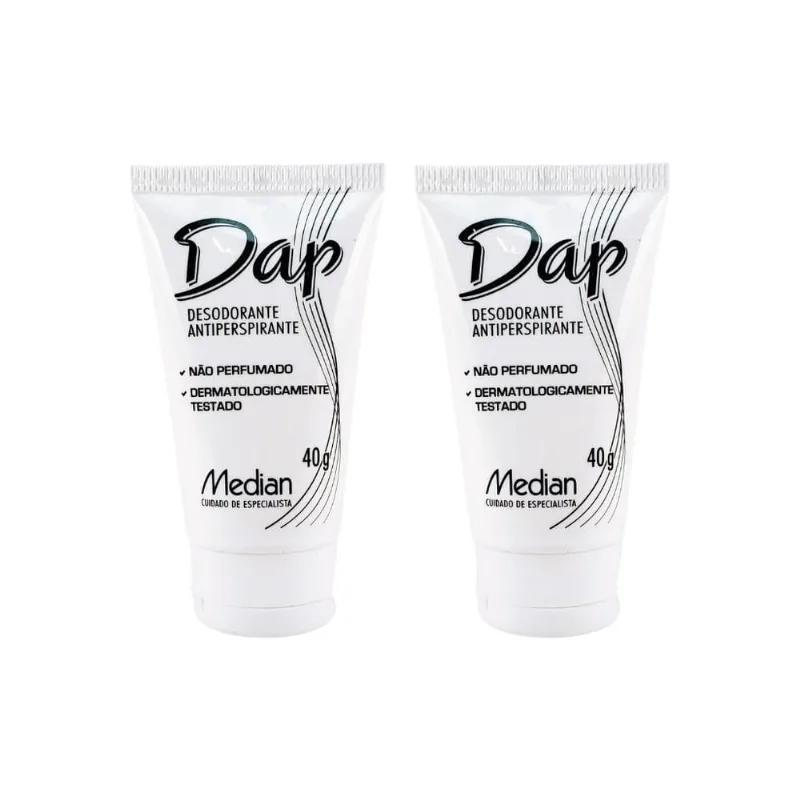 Desodorante Dap Creme Bisnaga 40G - Kit Com 2Un