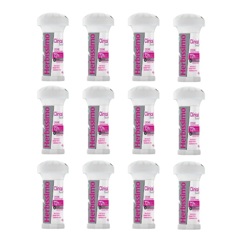 Desodorante Herbissimo Stick Creme Twist Clinical 45g - 12un
