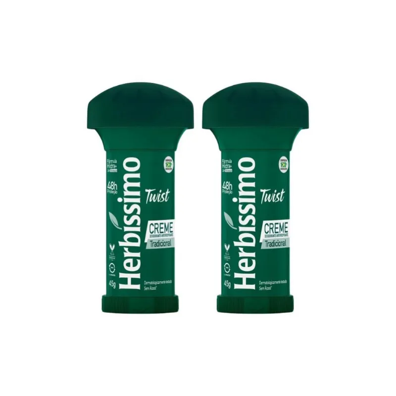 Desodorante Herbissimo Stick Creme Twist Tradicional - 2Un
