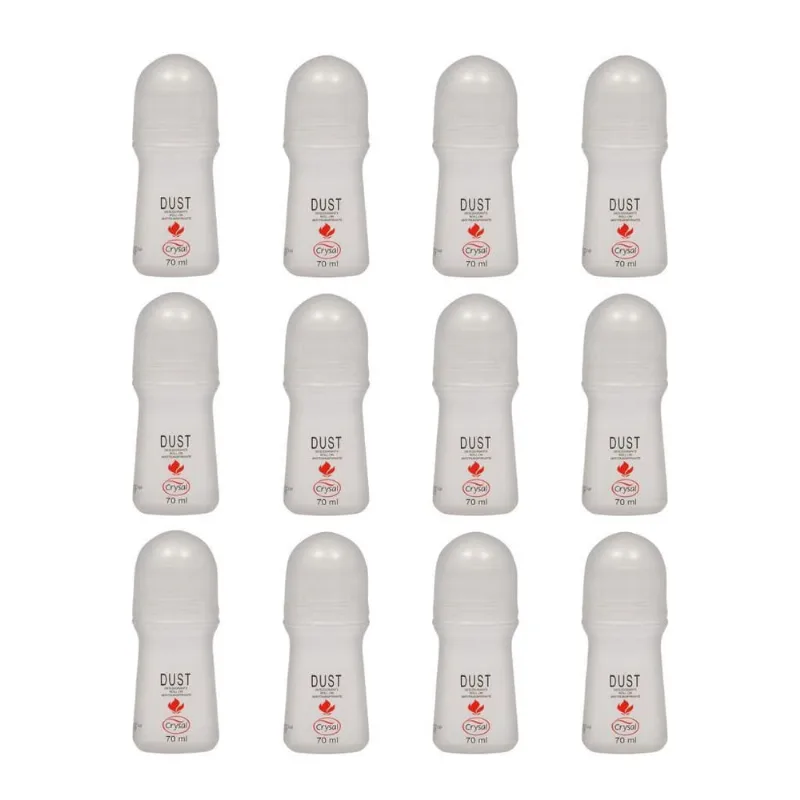 Desodorante Roll-On Crysal 70Ml Dust - Kit Com 12Un