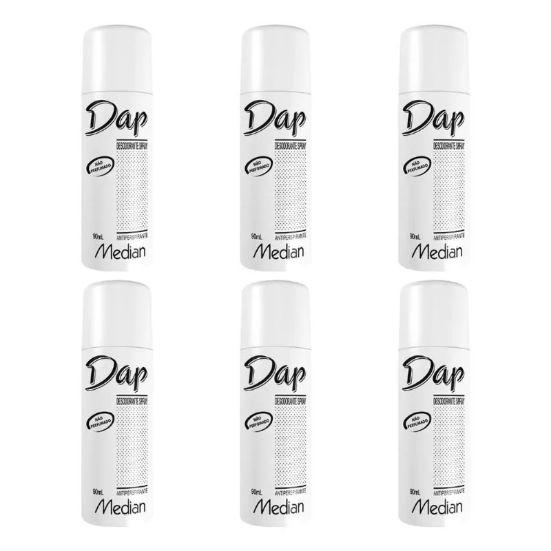 Desodorante Dap Spray 90Ml - Kit Com 6Un