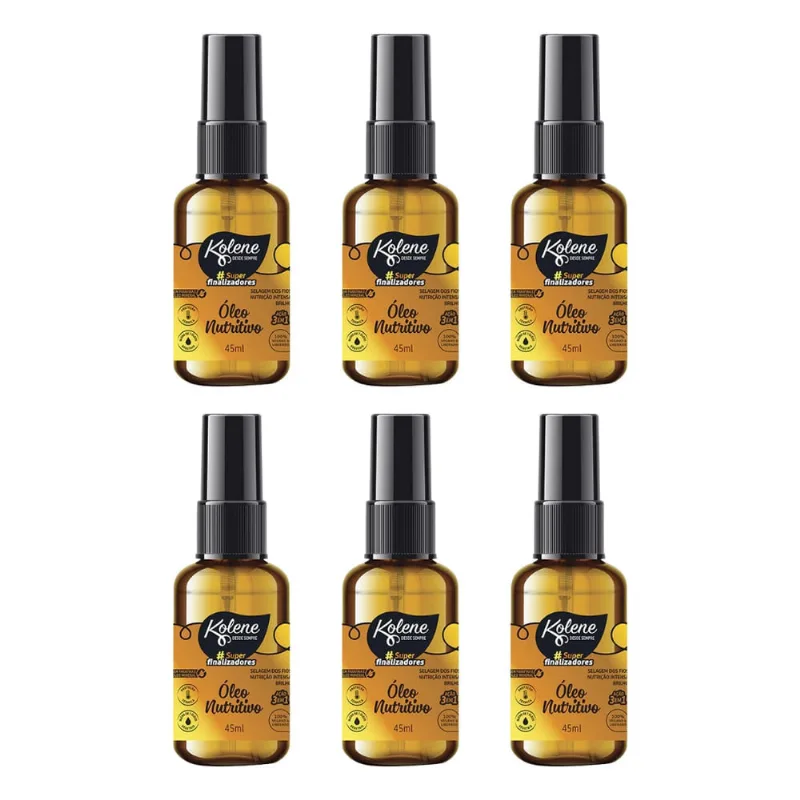 Oleo Capilar Kolene 45ml Nutritivo - Kit c/ 6un