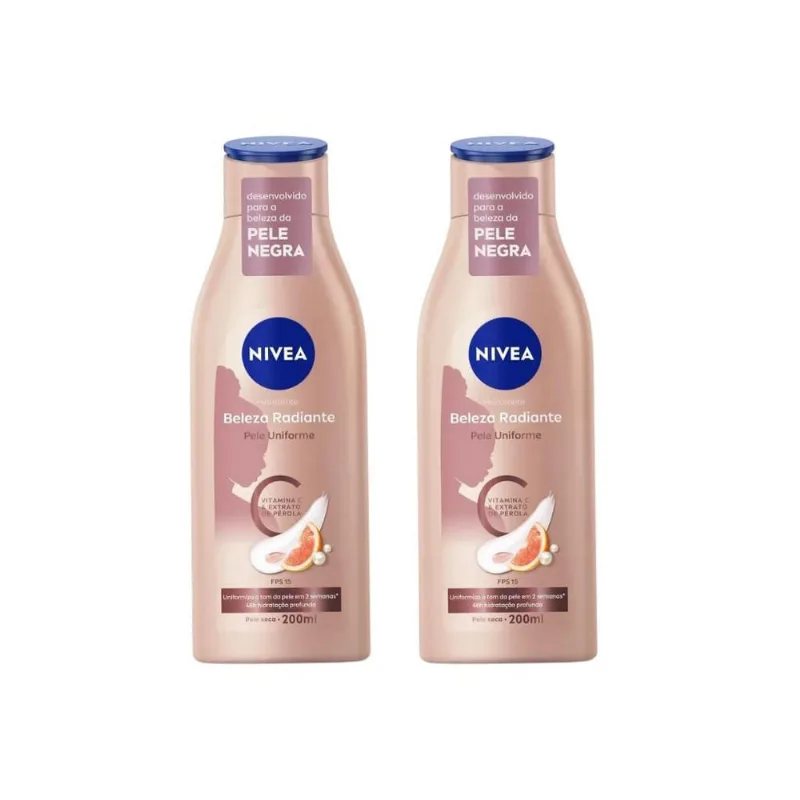 Hidratante Corporal Nivea 200Ml Beleza Uniforme F15 - 2Un