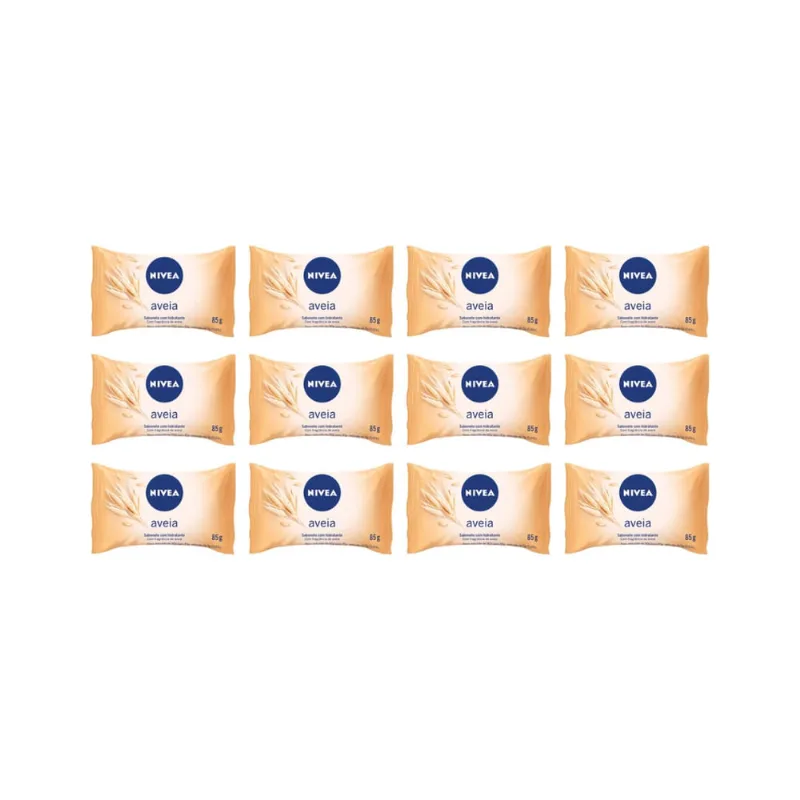 Sabonete Nivea 85g Aveia - Kit C/12un