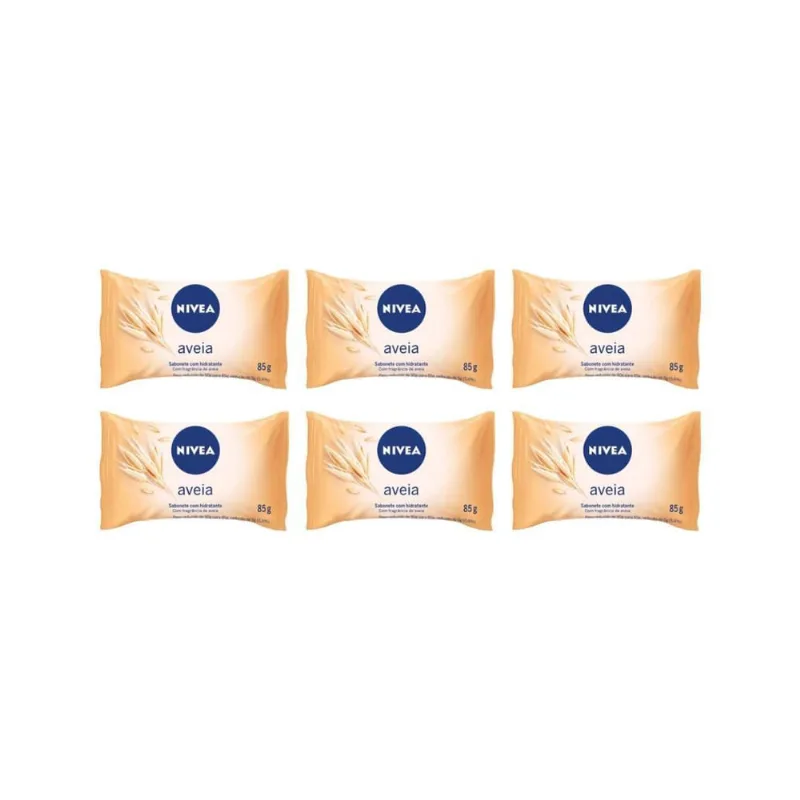 Sabonete Nivea 85G Aveia - Kit C/6Un
