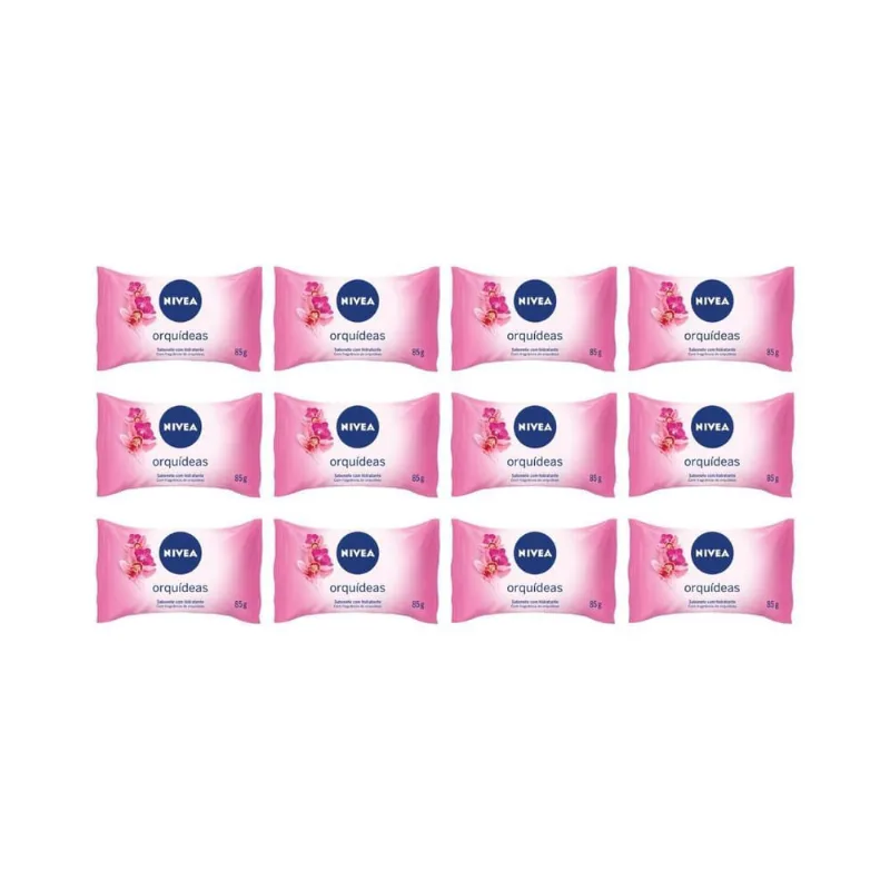 Sabonete Nivea 85G Orquideas - Kit C/12Un