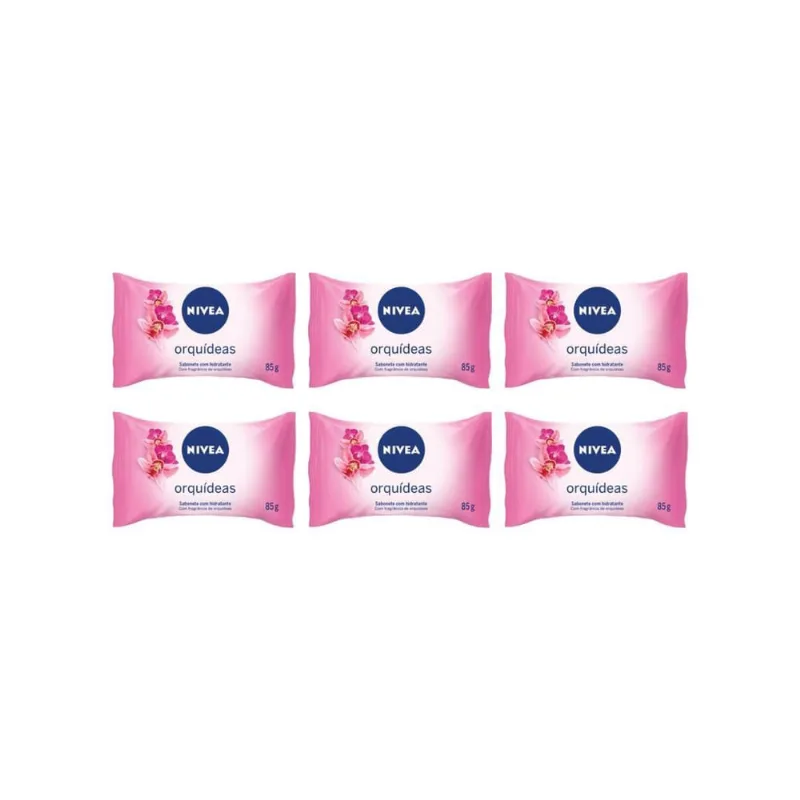Sabonete Nivea 85G Orquideas - Kit C/6Un